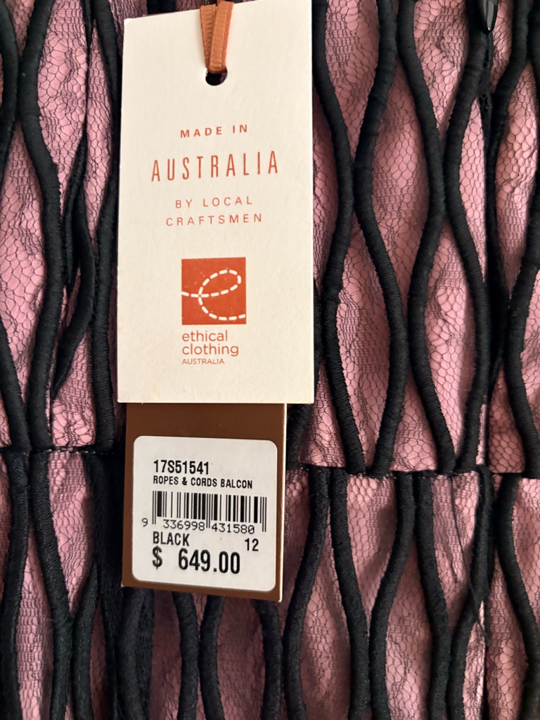 Manning Cartell Pink And Black Lace-Overlay Formal Dress — image 2 of 5